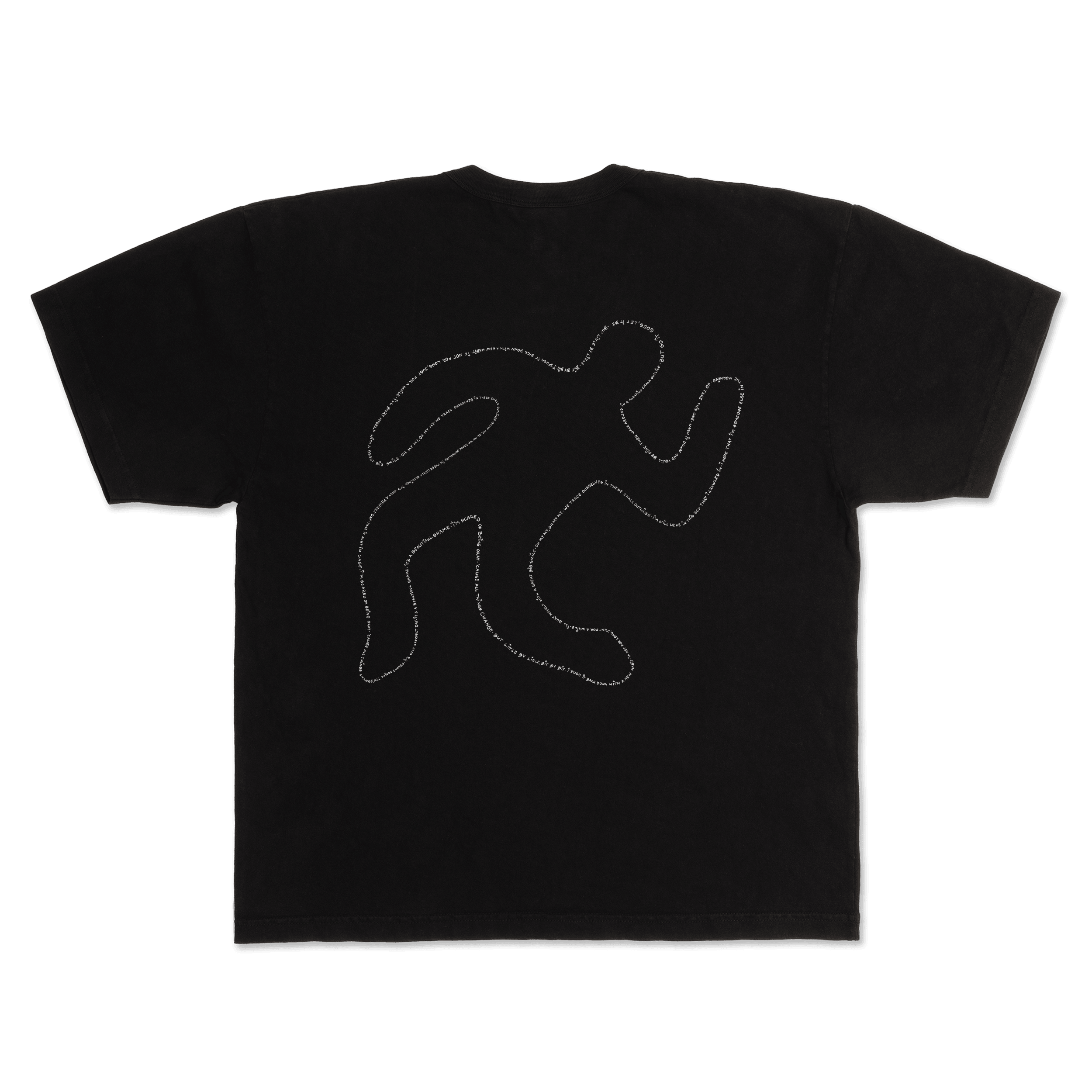 Ren x Chinchilla Chalk Outline Tee - T-Shirt - Ren Makes Music - Ren