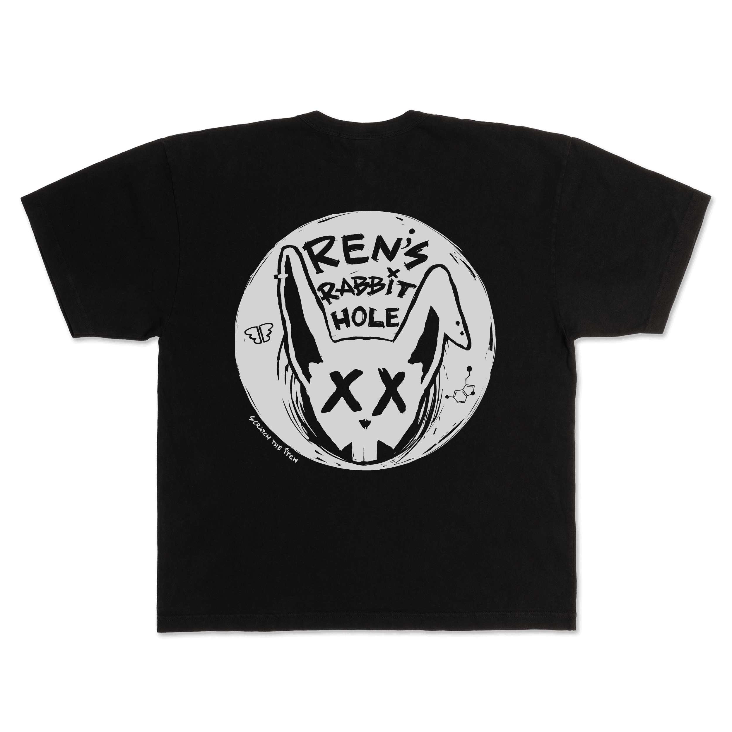 Rabbit Hole Black Tee - T-Shirt - Ren Makes Music - Ren