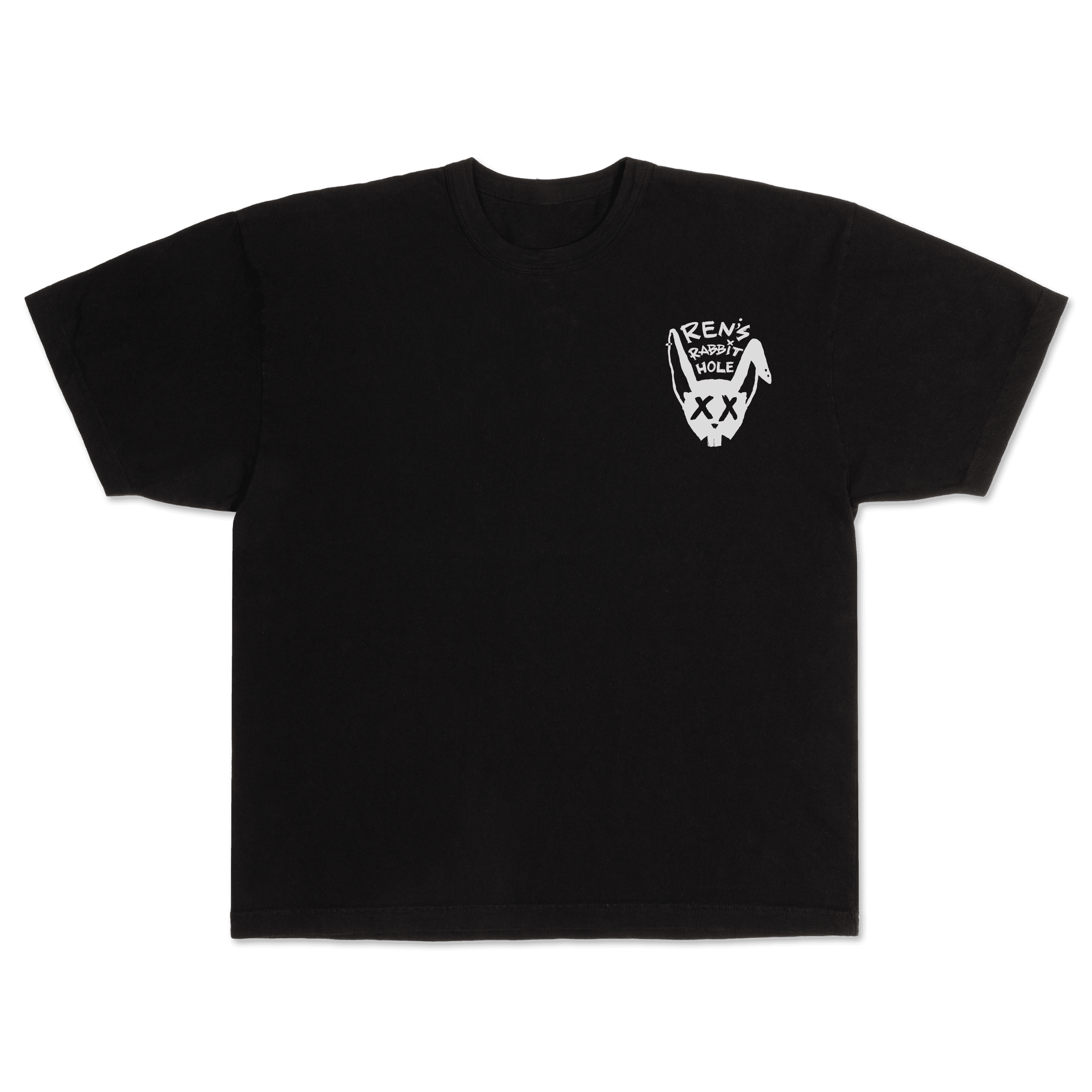 Rabbit Hole Black Tee - T-Shirt - Ren Makes Music - Ren