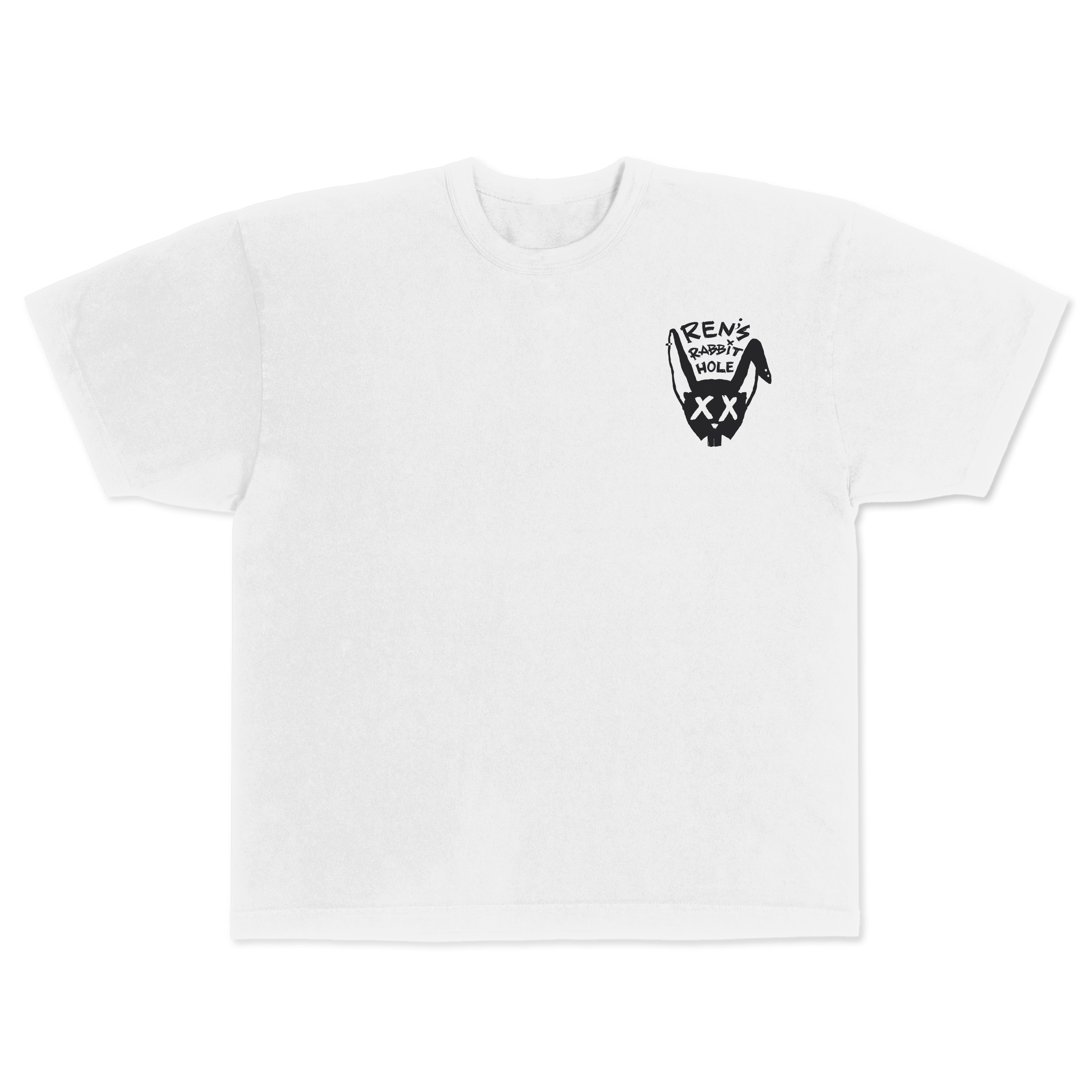 Rabbit Hole White Tee